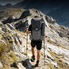 Durable All-Terrain Trekking Poles: Carbon Fiber Reinforced for Backpacking