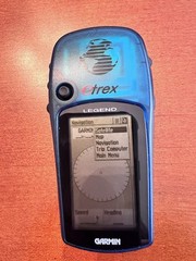 Garmin eTrex Legend GPS Handheld Personal Navigator With Owners Manual and Case