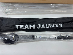 2-Team Jaunty Trekking Hiking Poles Lightweight Aluminum Alloy 135Cm Collapsable