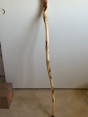 43 in. – Hand Carved Diamond Willow – Finished – Hiking / Walking Stick ,j101
