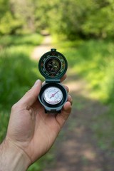 Coghlan’s Compass with Thermometer 7.87″