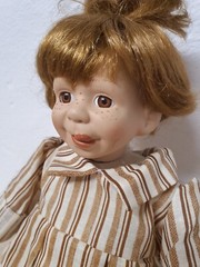 Artist doll, porcelain doll, 28 cm, collector’s item, rarity, vintage, antique