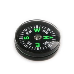 10Pcs 25mm Mini Liquid Filled Button Compass for Outdoor Sport Hiking Camping