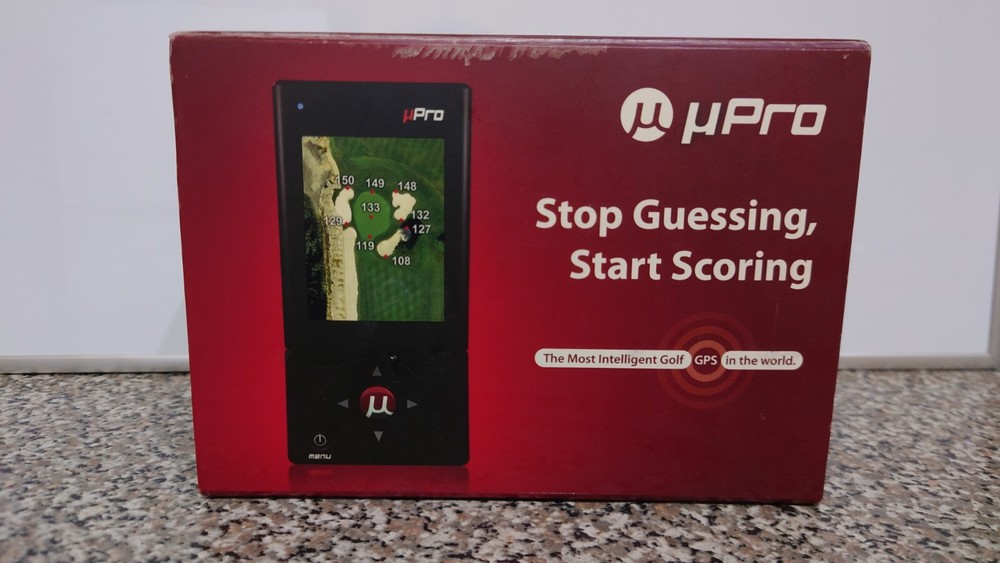 Callaway Golf uPro Go Handheld GPS uPlay W/ uPlay 1 Gig Card . Working.