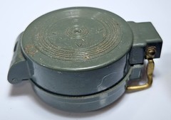 Vintage Engineer Lensatic Compass Japan Liquid Filled Military