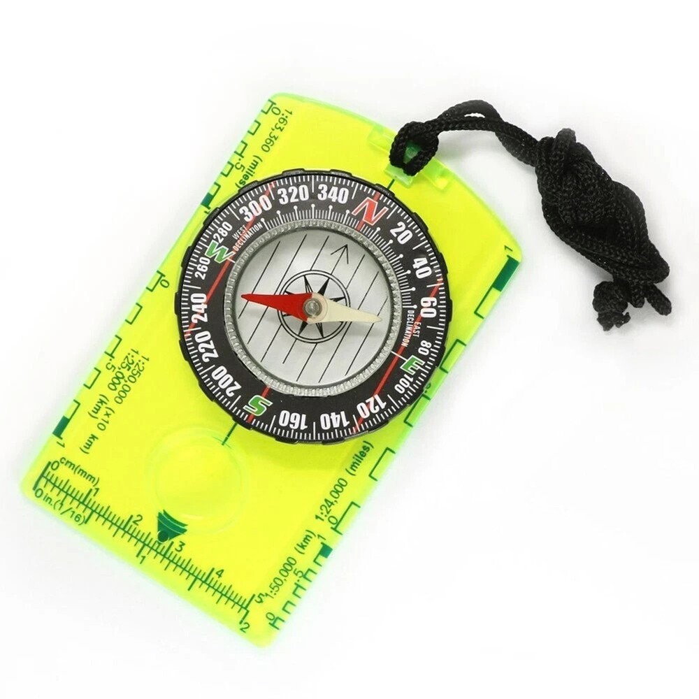 Liquid Filled Orienteering Navigation Map Compass Hiking Trekking Bush Camping