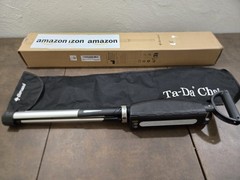 STEP2GOLD Ta-Da Chair Series 1 Portable Trekking Hiking Pole 32.2″ Black