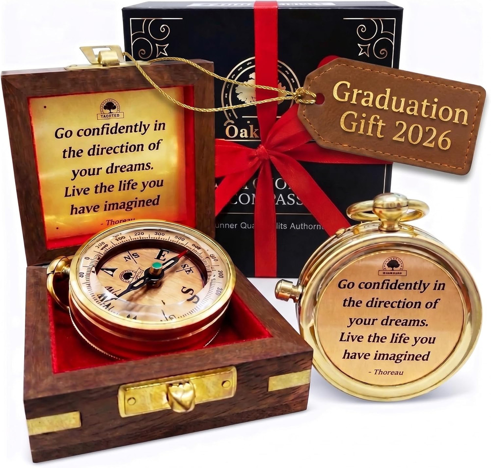 The Dream Chaser Compass – Go Confidently -2026 Unique Graduation Gifts for Him,