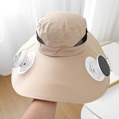 Detachable Solar Fan for Fishing Hats Handheld Outdoor Cooling Accessory