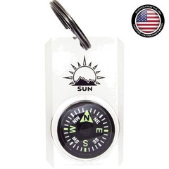 Lightweight Easy-to-Read Mini Compass for Jackets & Packs – Ideal for Hiking