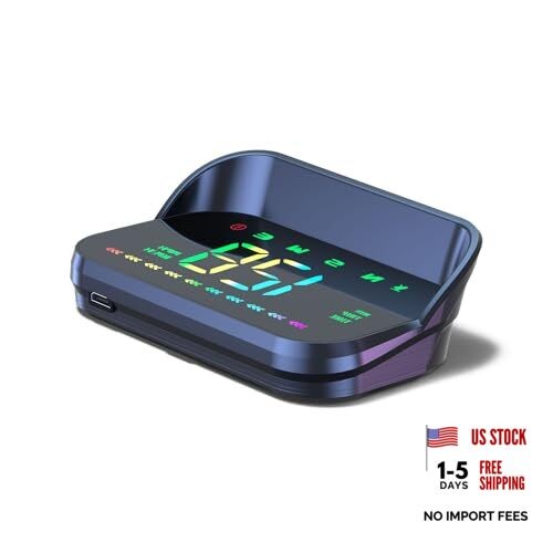 Heads Up Display M23 Color, GPS Digital Speedometer MPH for All Cars, Car