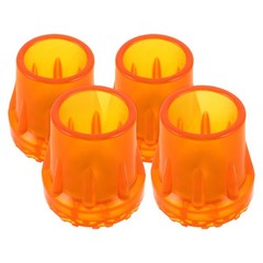 8 Pcs Underarm Crutch Foot Pads Walking Accessories Cane Tips for Stability