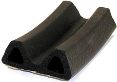 Ultra Cap Seal 1 1/2″ Width x 5/8″ Height x 23′ Length, EPDM Rubber for Caps