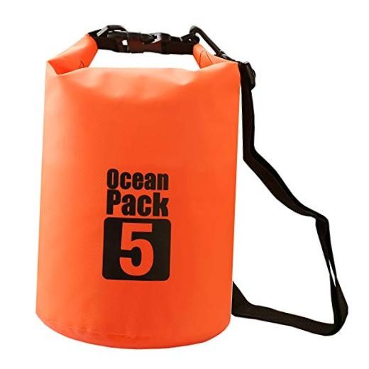 2L/3L//10L/1/20L/30L 500D Tarpaulin Heavey-Duty PVC Water Proof Dry 5L Orange