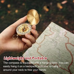 Navigation Compass, Hiking Compass with Luminous Function, Waterproof Pocket …