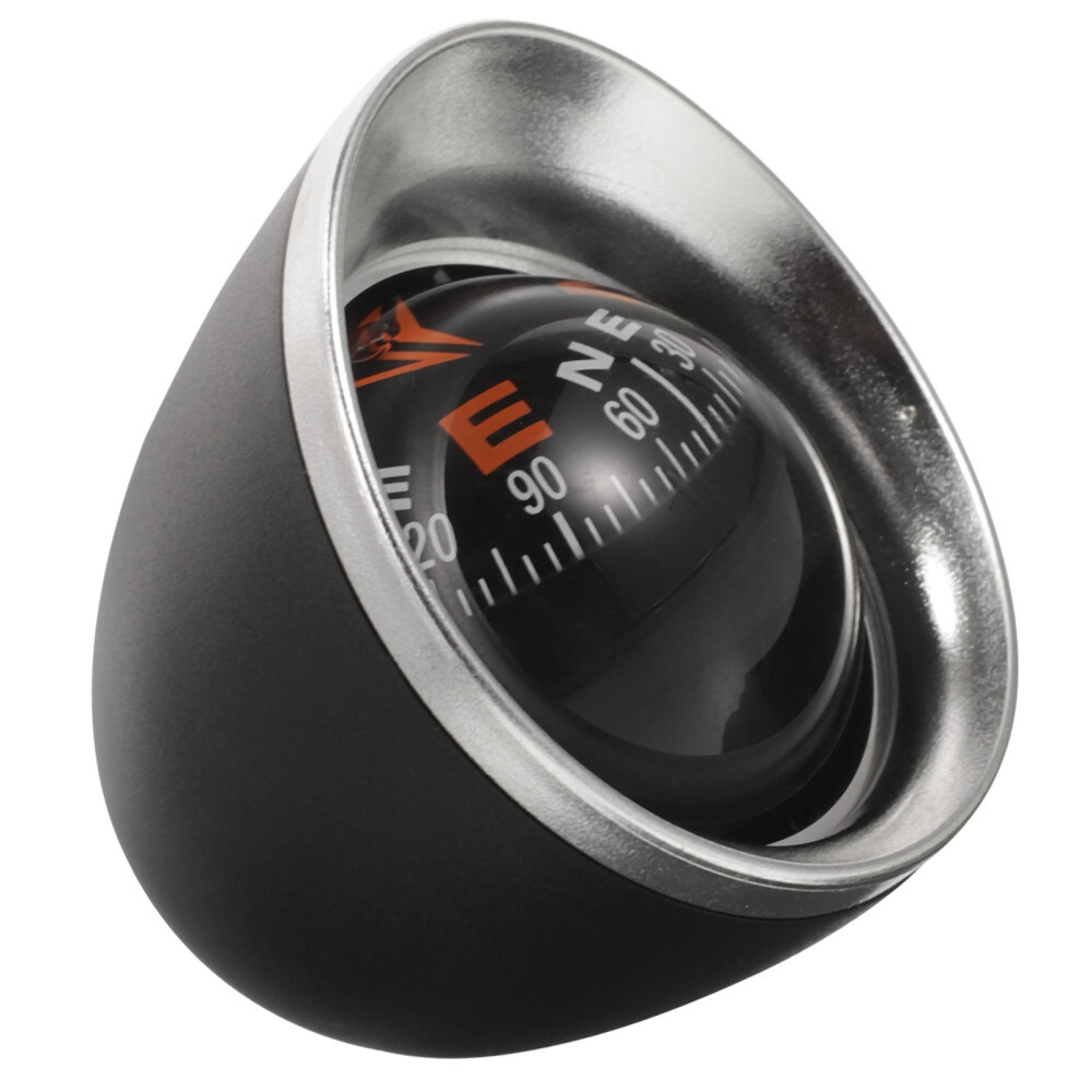Small Car Dashboard Compass Car Mount Compass Black Compass for Vehicle Boat