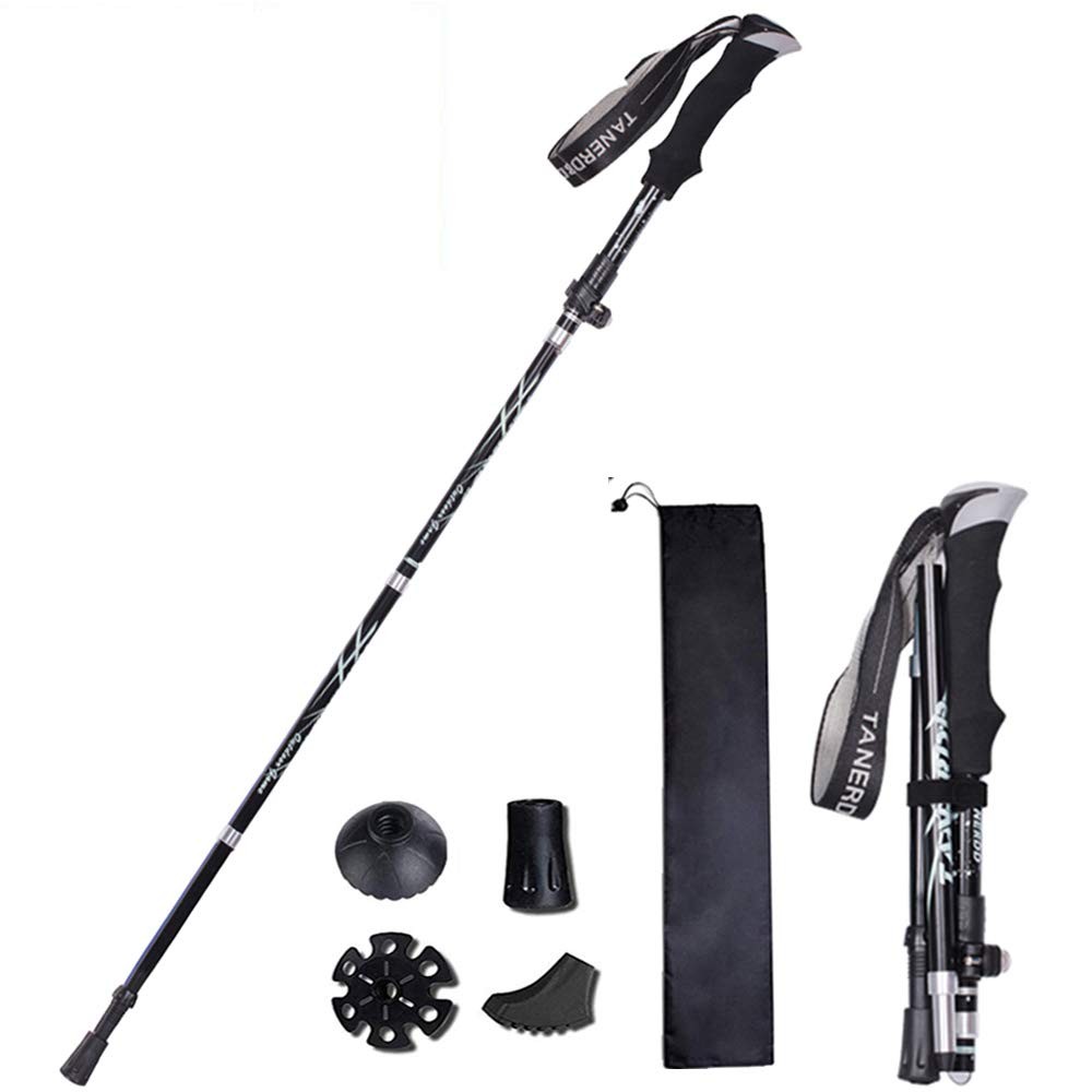 Walking Stick, Folding, Walking Stick, Cork, Breathable, Trekking, Shockproof, Ru…