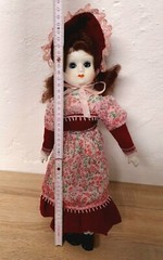Artist doll porcelain doll 45 cm sleeping eyes collector rarity Vintage