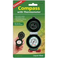 Coghlan’s Compass and Thermometer with Lanyard
