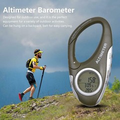 8 In 1 Mountaineering Digital Altimeter Barometer with Thermometer Backlight