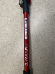 Ascend Blue Ridge Trekking Pole 1-Pack Red/Black Telescoping Wrist Strap