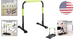 Sturdy Green Walking Pad Handle Bar – Non-Slip, Tool-Free Assembly for All Users