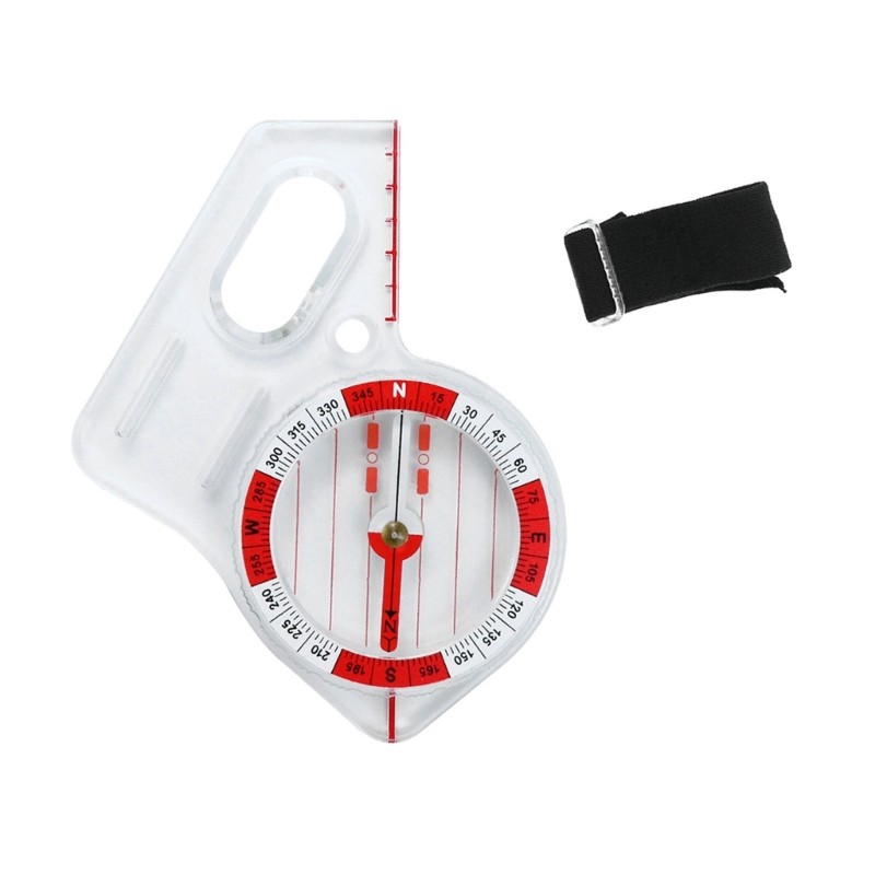 Multifunctional Compasses Ruler Map Reading Backpacking Camping Thumb Compasses