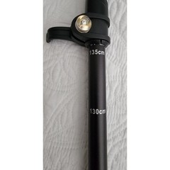 2 Cascade Mountain Tech Folding Trekking Poles Aluminum Cork Grip Hiking Sticks