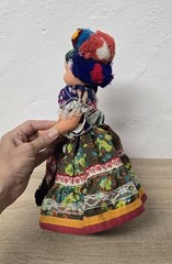 Play doll doll Hungarian costume doll 29 cm Vintage