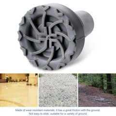 Non-slip Rubber Pad Trekking Poles for Seniors Walking Stick Tips