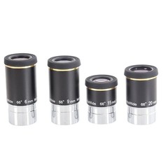 66 Degree Wide View Telescope Eyepiece 6mm 9mm 15mm 20mm for Astronomy