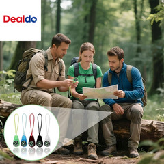 Mini Bulk Compass with Nylon Lanyard, 1 Inch Portable Direction Finder for Hikin
