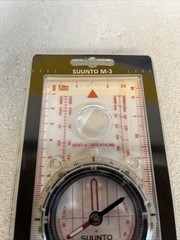 Suunto M-3 Magnifying Baseplate Compass With Lanyard New