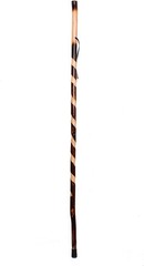 Handcrafted Nature Wood Hiking Stick 55 Inches Long – with Hand Strap and Rub…