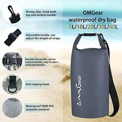 Waterproof Dry Bag Backpack Phone Pouch5L Floating Dry Sack