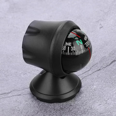 Boat Compass, Black Electronic Adjustable Ball Night Vision Compass for Marine N