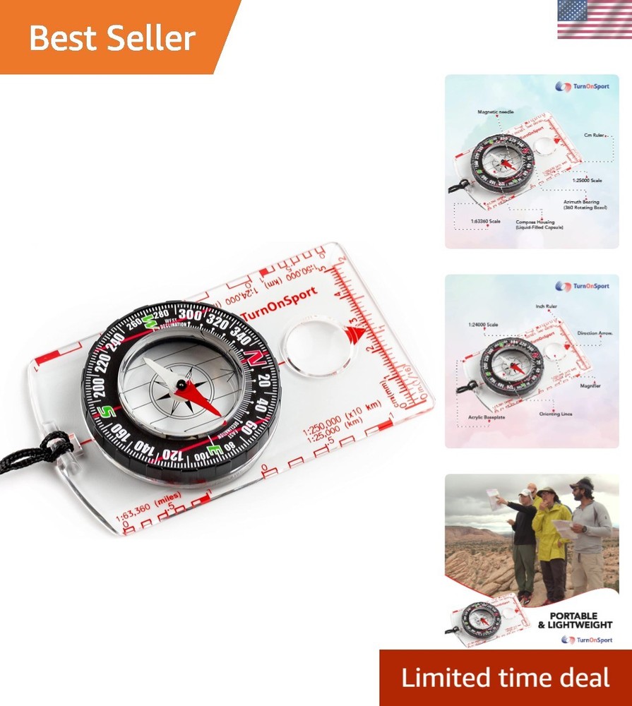 High-Quality Boy Scout Compass – Essential Survival Gear for Outdoor Adventures