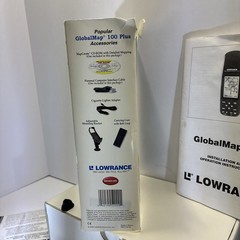 Tested Working Lowranc Globalmap 100 Plus GPS Receiver with Box Manual and More!