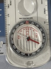 SILVA Explorer Waterproof 360 Degree Camping Compass Made in Indonesia.