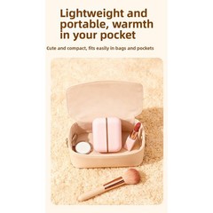 Split Type Charging Magnetic Hand Warmer 3000mAh Double Side Warm for Outdoors