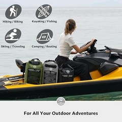 5/10/25/30/40/55L Waterproof Dry Bag- Roll-Top 30L 30l Green (With Phone Case)