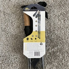 Cascade Mountain Tech Carbon Fiber Hiking Trekking Poles Cork Grip 2 Poles NEW