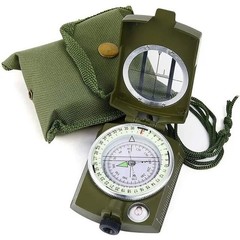 1 Pc Waterproof High Precision Metal Compass for Hiking Military Outdoor