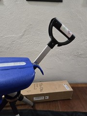 STEP2GOLD Ta-Da Chair Series 2 Portable Trekking Hiking Pole – 32.2″ Blue