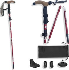 Adjustable 36″-43.3″ Collapsible Walking Cane with Travel Bag – 2 Pack