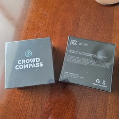 Two Crowd Compass Brand New Sealed Unopened Map Messaging Festival Hiking Events