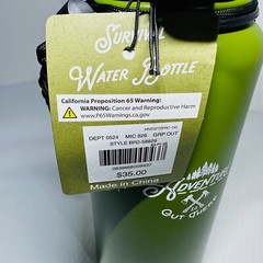 Berkshire Survival Water Bottle Adventure With Paracord Handle With Compass