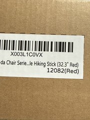 STEP2GOLD Ta-Da Chair Series 2, Portable Trekking Hiking Pole Red 32.3” New