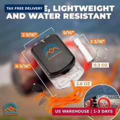 Pathfinder Sighting Compass – Precise Navigation, Hiking and Orienteering Mirror