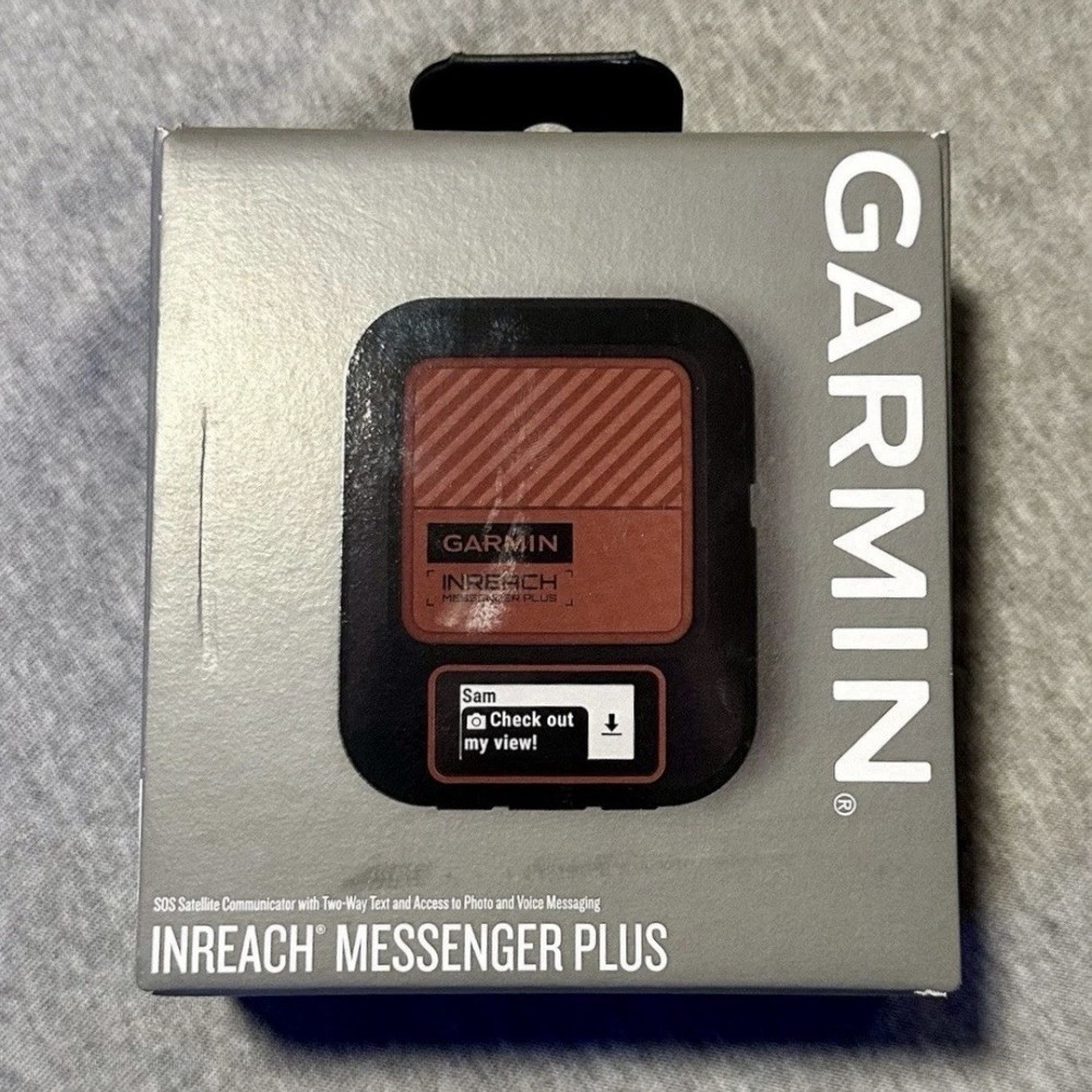 GARMIN INREACH MESSENGER PLUS SOS SATELLITE COMMUNICATOR VOICE MFG# 010-02887-00